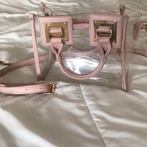 Clear pink purse 👜